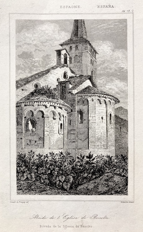 Abside de l' Eglise de Bosolte / Bóveda de la Iglesia de Bosolto